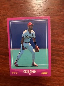 1988 Score Ozzie Smith St. Louis Cardinals #12. ID: 0246 - Picture 1 of 2