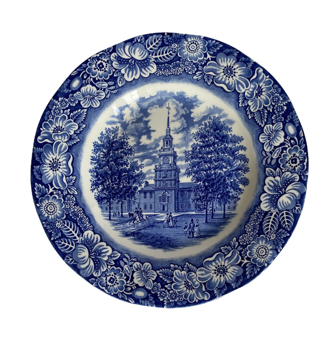 Liberty Blue Plate Independence Hall for sale | eBay