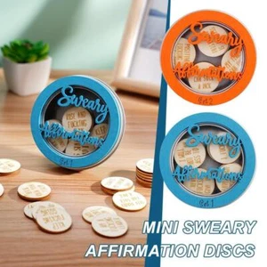 Mini Sweary Affirmation Discs 22 Stück/Box Mini Fluch Affirmationen XMAS Hot - Bild 1 von 14