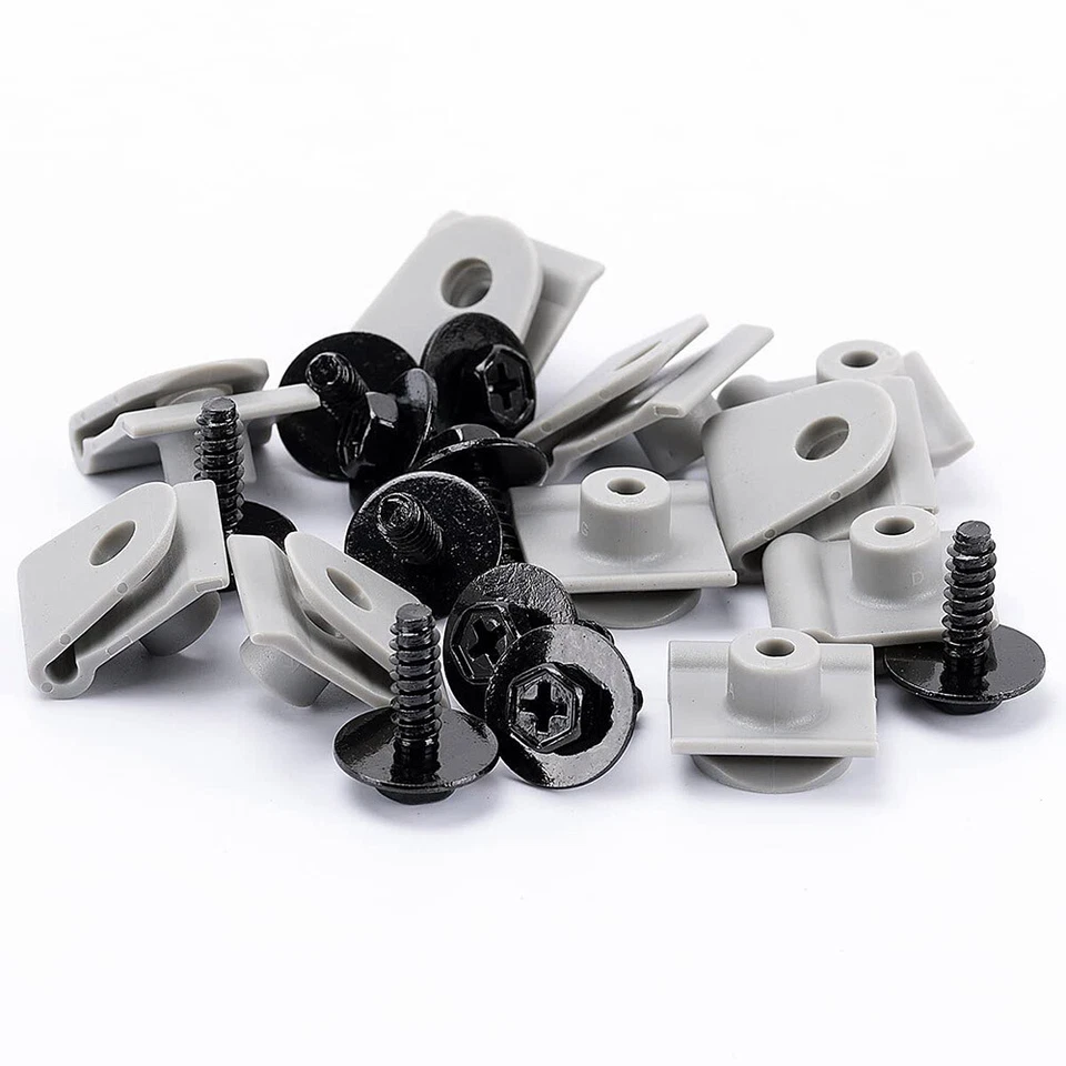 20x Tornillos y tuercas en U para cubierta de parachoques forro guardabarros para Mazda 2 3 6 MPV MX-3 RX-7 RX-8 Foto 1 de 4