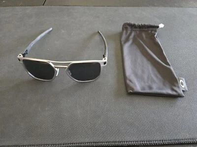 Oakley Latch Alpha Men's Sunglasses Matte Silver / Prizm Black Iridium Lenses  - Image 1 of 4