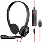  USB Headset with Noise Cancelling Microphone for  Laptop Computer,7320