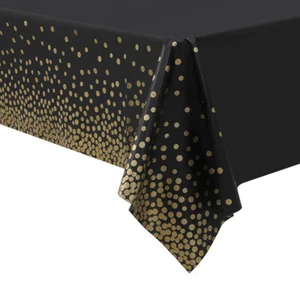 54x108 Inches Disposable Plastic Tablecloth Waterproof Rectangle Table Cover PVC - Picture 1 of 25