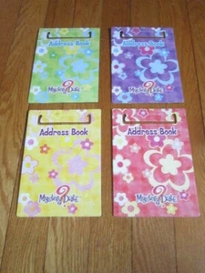 Milton Bradley Mystery Date Game 1999/2000 Replacement Part 4 ADDRESS BOOKS - Picture 1 of 7