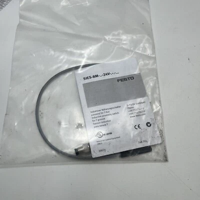 FESTO SIES-8M-PS-24V Inductive Proximity Switch For T-Groove - Image 1 of 3