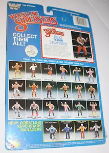 WWF LJN Ricky The Dragon Steamboat Cardback WWE Action Figure Card Pro Wrestling - Foto 1 di 11