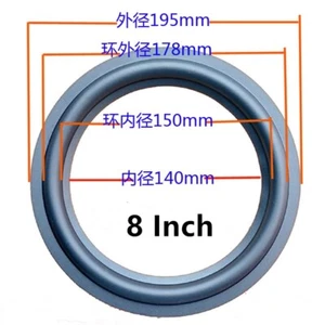 195mm 178mm Speaker Surrounder Rubber Woofer Edge For 8" 8 IN/INCH Speaker - Picture 1 of 3