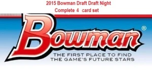 2015 Bowman Draft Draft Night Complete 4 card set - Imagen 1 de 5