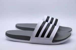 ADIDAS ADILETTE COMFORT SPORTSWEAR SWIM SLIDES - WHITE GZ5895 MEN UK12 - Picture 1 of 13