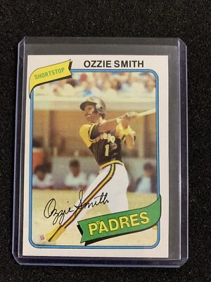 Ozzie Smith Padres 393 1980 Topps casi nuevo++ Foto 1 de 2