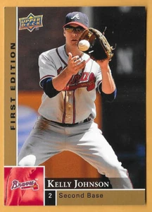 KELLY JOHNSON ATLANTA BRAVES #19 - UPPER DECK FIRST EDITION NM-MT 2009 - Picture 1 of 2