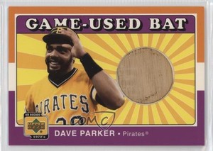 2001 Upper Deck Decade 1970's Game-Used Bats Dave Parker #B-DP