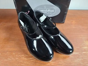 Revolution Easy On Study Stepptanzschuh Damengröße 12,5 AD schwarz Lackleder - Bild 1 von 12