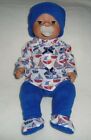 Baby dolls clothes hand made to fit baby born boy 17 inches 43 cm magic
