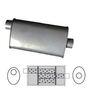 10" x 4" Oval, 12" Long, 2 1/2" Offset/Centre Glass Packed - Triflow - Picture 1 of 1