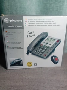 Amplicomms Power Tel 97 Alarm Big Button Telephone- Remote Pendant Not Included - Afbeelding 1 van 6