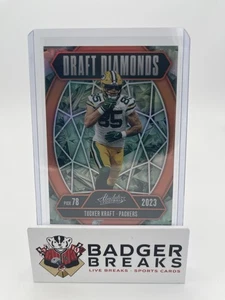 2025 Panini Absolute - Draft Diamonds Tucker Kraft 01/75 Packers #DD-TKT - Picture 1 of 2