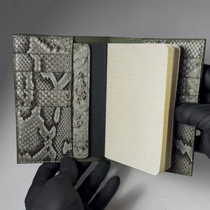 Burmesische Python A6 Notizbuch Coverwallet - Bild 1 von 20
