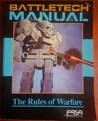 Battletech Manual The Rules of Warfare, 1997 Vintage FASA Corporation  - Image 1 of 4