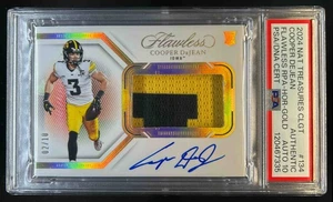 2024 National Treasures Cooper DeJean Flawless Rookie Patch Auto /10 PSA Auto 10 - Picture 1 of 2