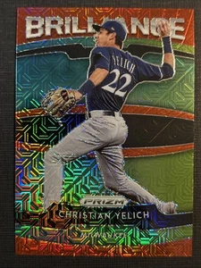 Christian Yelich 2020 Panini Prizm #B-6 Brilliance Red Mojo Prizm /149 - Picture 1 of 2