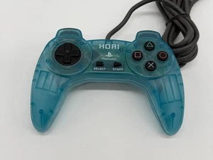 Oficial OEM Hori PS1 PlayStation 1 Digital D-pad Controlador Azul Transparente Funciona - Imagen 1 de 3