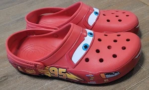 Crocs Classics Clog Lightning McQueen Disney Cars Men Size 13 205759-610 Comfort - Picture 1 of 7