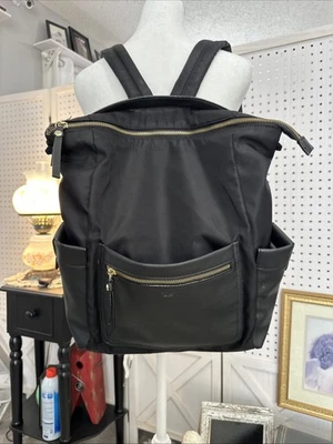 Tutilo New York Boost Mochila de Cuero de Nailon Negra Bolso para Laptop Escolar - ¡BONITO!! Foto 1 de 4