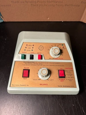 Vintage Myo-tronics Model J-3 MYO-MONITOR Dental TENS Unit – Powers On j3 - Image 1 of 4