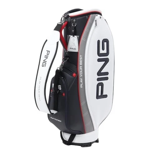 Ping Men's Caddy Bag CB-P2402 PEORIA 37508 White/Natural