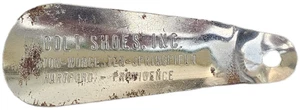 Vintage Colt Shoes, Inc. Boston Advertising Metal Shoe Horn FREE USA Ship - Picture 1 of 2