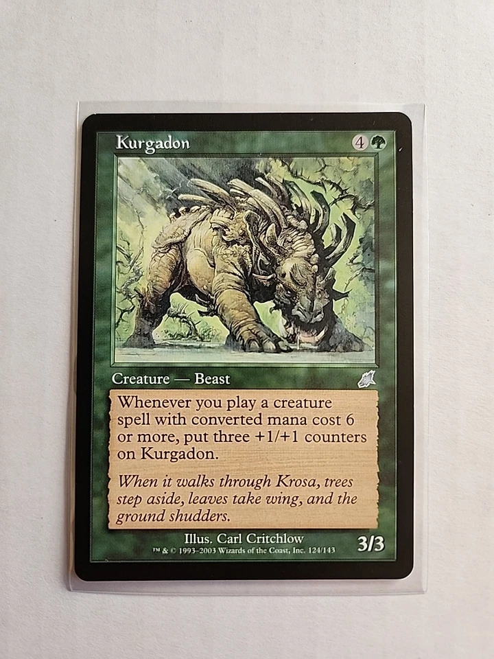 Kurgadon - Scourge - LP - MTG Magic - Uncommon - Green Creature - Image 1 of 1