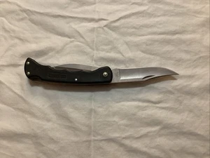 Buck Knife Selector with Locking Blade Black Handle Stainless Steel - Picture 1 of 7
