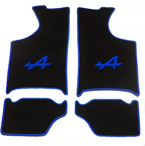 Alfombrillas terciopelo para Renault Alpine A110 1961-1977 azul - Imagen 1 de 1