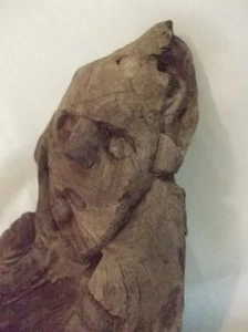 Barrido animista antropomórfico de madera espiritual tallada a mano alor Indonesia - Imagen 1 de 10