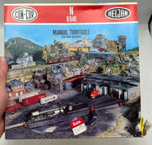 Con-Cor Heljan N Scale B646 Manual Turntable Model Train Trackside Accessory - Picture 1 of 9