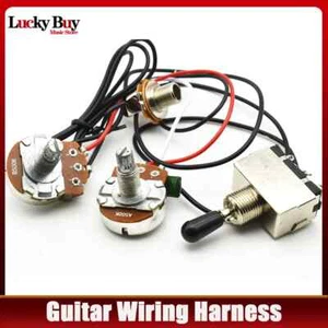 1 Stück E-Gitarre Kabelbaum vorverdrahtet Kit 3-Wege Kippschalter 1 Band 1 - Bild 1 von 24