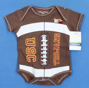 College Kids NCAA Unisex Child MVP Football Bodysuit USC Trojans 18 month #H7065 - Picture 1 of 2