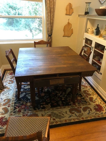Robbins Company Improved Extension Table No. 165 Made In 1896 Cover