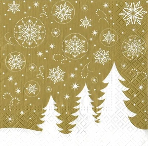 4 Paper Napkins Decoupage Lunch Table Stars Christmas trees Snowflake 127 - Picture 1 of 2