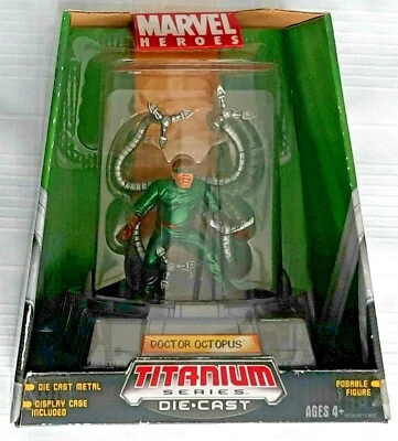 Doctor Octopus Titanium Series Die-Cast Statue, Marvel Comic, Spider-Man, Hasbro - Imagem 1 de 4