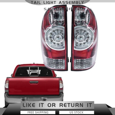 Tail Lights Left+Right Rear LED Brake Lamps Fit For Toyota Tacoma 2005-2015 New - Image 1 of 4
