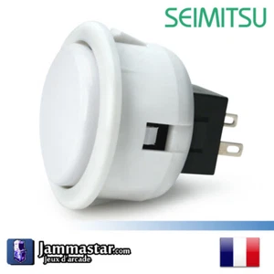 Boutons Seimitsu PS-14-G - Arcade Push Button - Blanc - White - Imagen 1 de 3