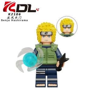 2 inch Custom Naruto Shippuden, Minato Namikaze Minifigure with Base, New/Mint - Picture 1 of 1