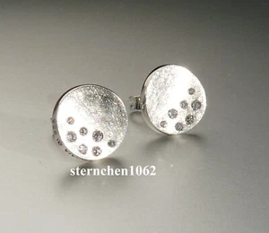Viventy * Ohrringe * Ohrstecker * 925 Silber * gebürstet * Zirkonia * 784734 - Bild 1 von 4
