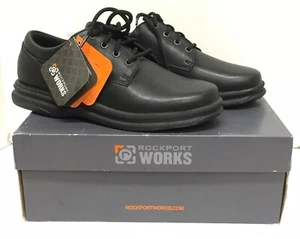 Rockport Works Men's Slip Resistant Oxford Dress Shoes - Size 8,5 - RK6501 - Picture 1 of 9