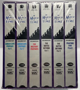 The March of Time: War Breaks Out 1-6 VHS New Box Set Documentary See Pictures! - Imagen 1 de 6