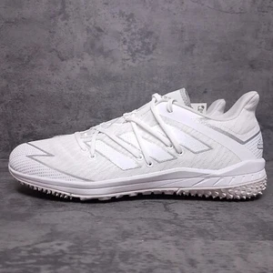 ADIDAS Afterburner 7 Turf Baseball Cleats Mens Size 13.5 White Silver FV9416 - Picture 1 of 6