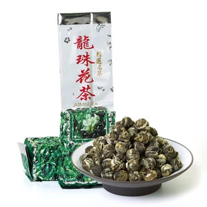 GOARTEA Supreme Jasmine Dragon Pearl Loose Leaf Chinese Green Tea Hand Roll Ball - Picture 1 of 5