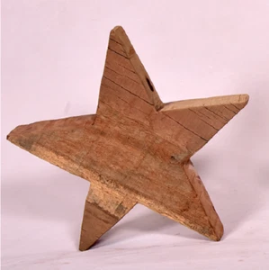 WMG Holz-Stern Altholz, 23 x 23 x 4 cm, Holz, Dekoration - Bild 1 von 1